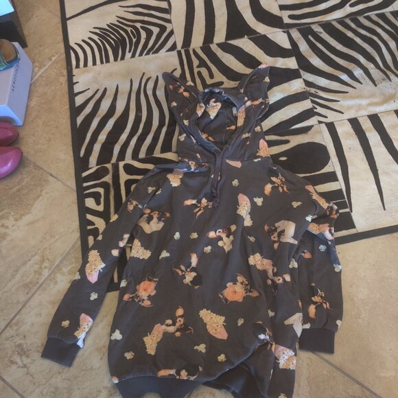 Candystripper Gremlins collection hoodie with ears OS New oversized - Picture 1 of 6